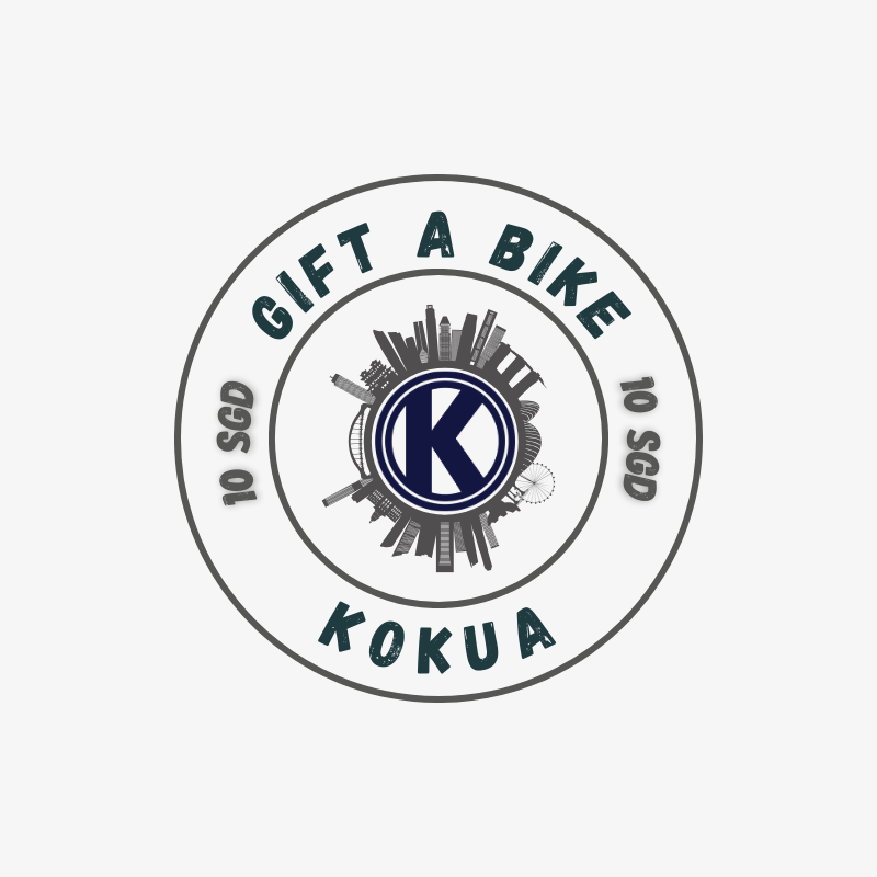 The 10 SGD denomination for the KOKUA gift a bike product