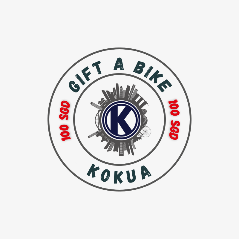 The 100 SGD denomination for the KOKUA gift a bike product