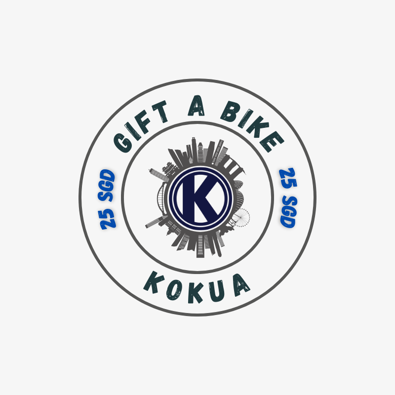 The 25 SGD denomination for the KOKUA gift a bike product