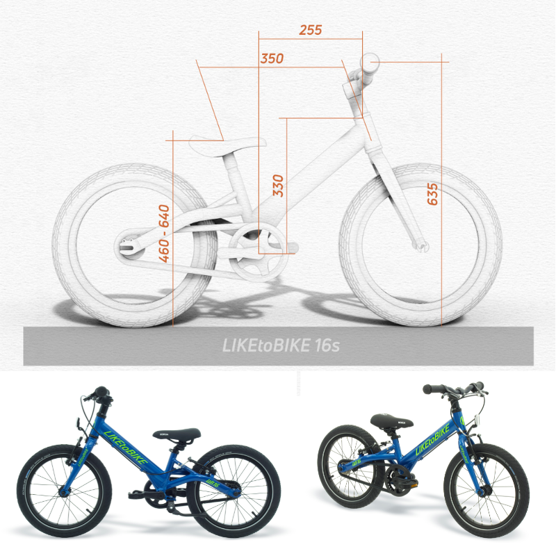 a blue bike with a white background and a line drawing of the bike