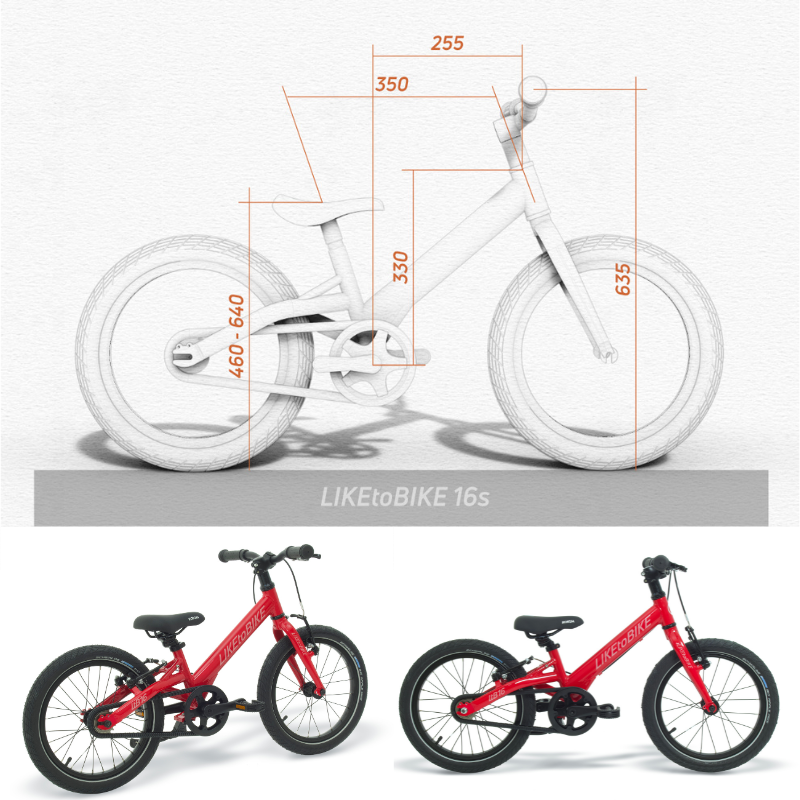 a red bike with a white background and a red bike with a white background